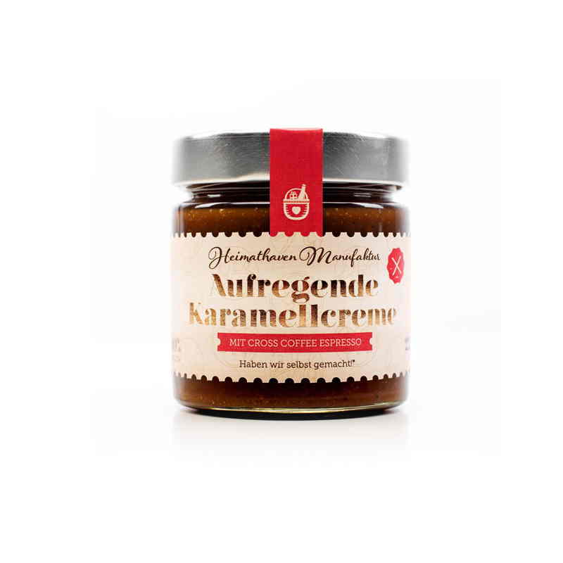Aufregende Karamellcreme mit Espresso von Heimathaven Manufaktur