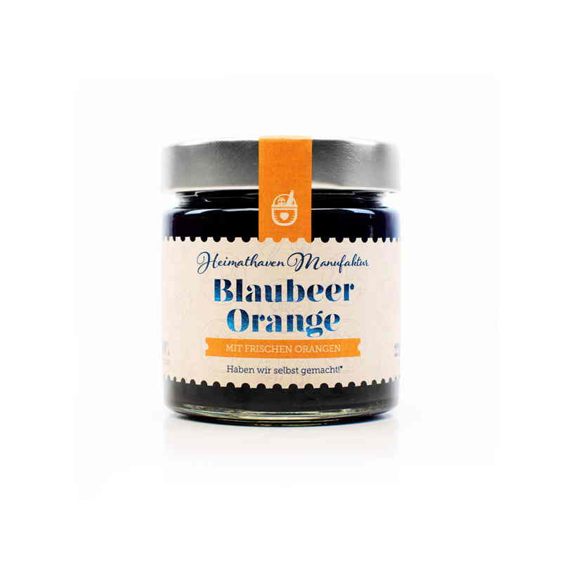Blaubeer Orange Fruchtaufstrich Heimathaven Manufaktur