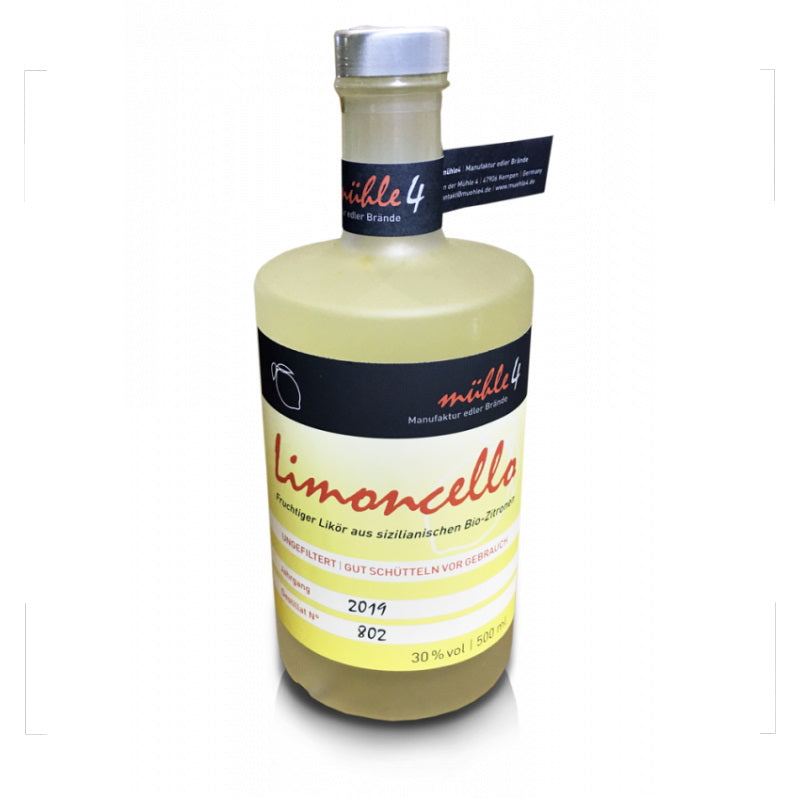 handgemachter Limoncello aus Bio-Zitronen mühle 4 Niederrhein
