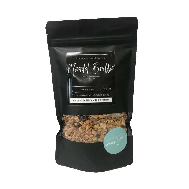 Handgemachtes Granola vom Niederrhein Mandel Britta von Barni und Wilma