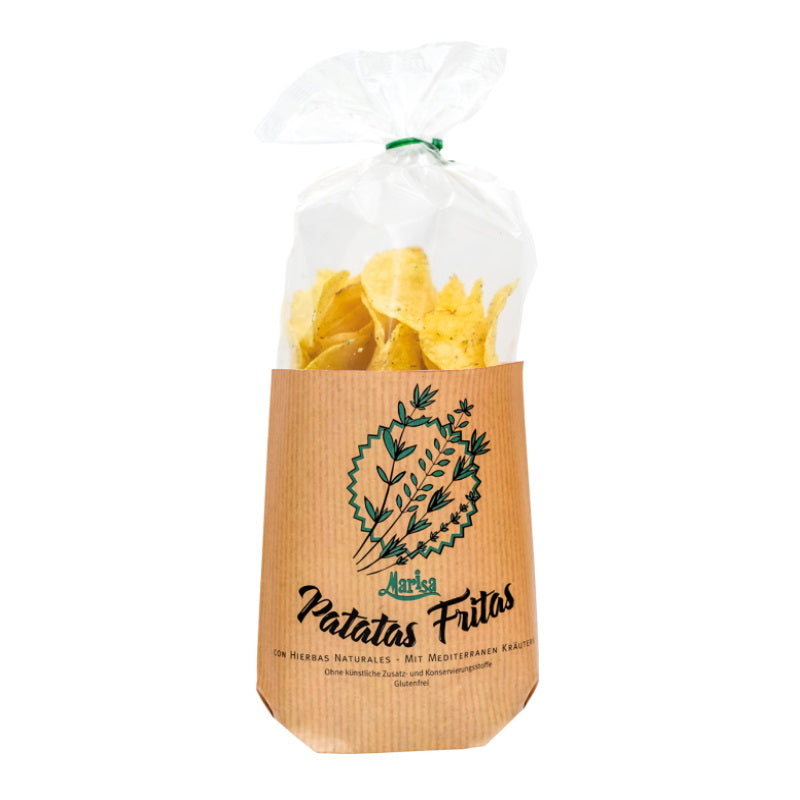 Kartoffelchips mit mediterranen Kräutern
