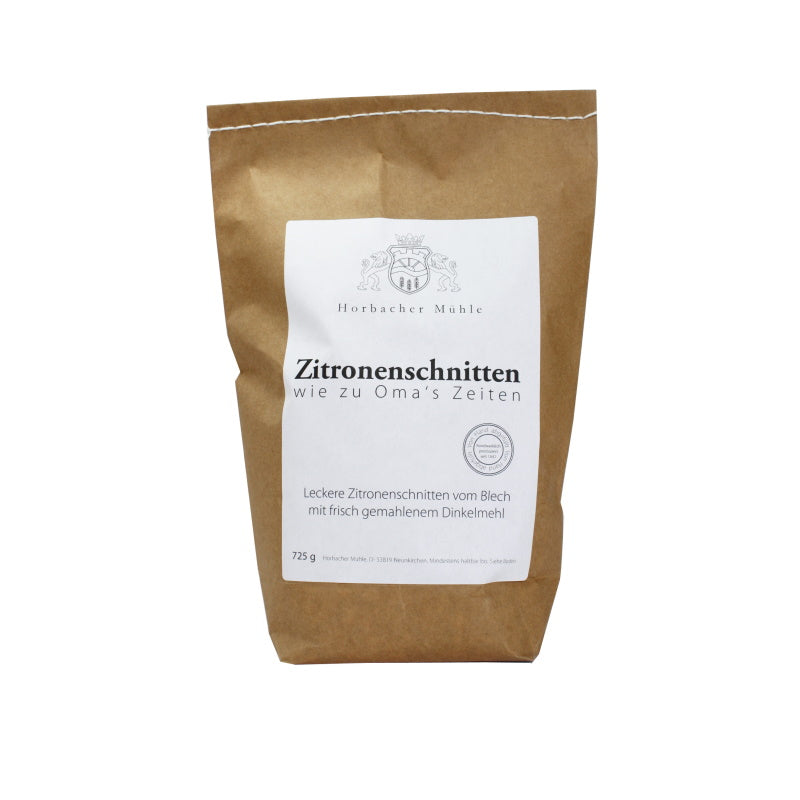 Kuchenbackmischung Zitronenschnitten Horbacher Mühle