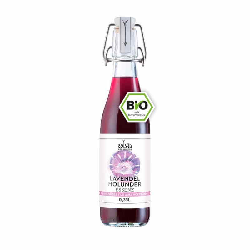 Lavendel Holunder Sirupessenz 89Süd Manufaktur