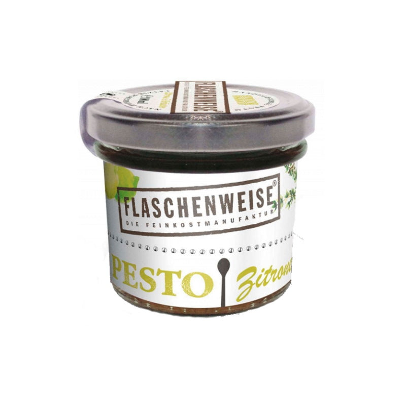 Handgemachtes Pesto Zitrone von Flaschenweise