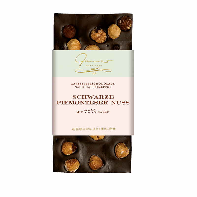 Zartbitter Schokolade - Schwarze Piemonteser Nuss