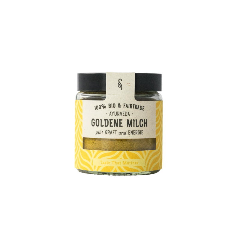 Goldene Milch bio Gewürzmischung für ayurvedisches Heißgetränk von SoulSpice 
