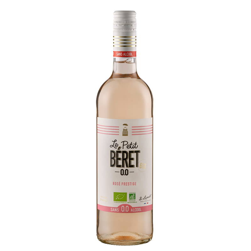 le petit béret rosé alkoholfreier Wein aus Frankreich bio und vegan halal