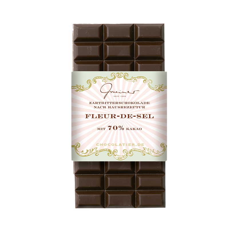 Zartbitterschokolade Fleur de Sel von Confiserie Gmeiner